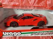 Burago FERRARI 488 PISTA Red 1:24 Diecast 18-26000 Race & Play BBurago NRFB