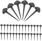 Abaodam 50pcs Horseshoe Nails for Training and Riding Easy Installation Iron Hoof Pegs Stable Fixators for Horse Hooves Nails for Farriers and Enthusiasts