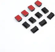 CHENGHAO 100 Pcs Self Adhesive Cable Clips Wire Holder Clamps Car Data Cable Organizer Wire Management Cord Tie Holder Fixed Clips