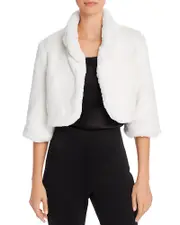 Laundry by Shelli Segal Faux Fur Shrug