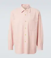 [Auralee] Auralee Wool flannel overshirt UK 16 pink