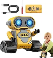 Remote Control Robot - Smart RC Robot Toys Gesture Sensing | Remote Control Educational Toys Robotic Pet with LED Eyes, Auto-Demonstration