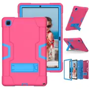 MCC Stylish Shockproof Samsung Galaxy Tab A7 10.4" Case Cover T500 T505 [Magenta+Blue]
