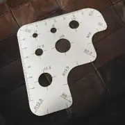 Leather Craft Drawing Ruler Cutting Ruler Circle Making