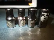 Armstrong® Sockets 1/4 Drive 6 Point 3/16 7/32 3/8"