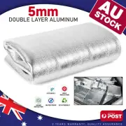2M*1M No-Dust Material Double sided Sound Deadener 5MM Foam Silvery Antifungal (for: Volvo)