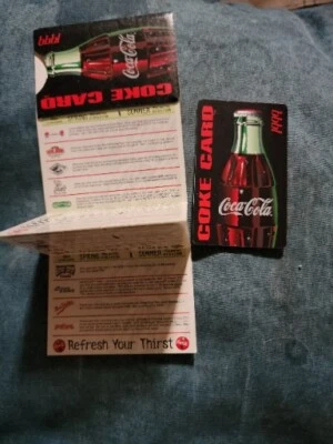 Coca Cola Coke Card Rare Vintage 1999 Collectible Deal Card with Sleeve