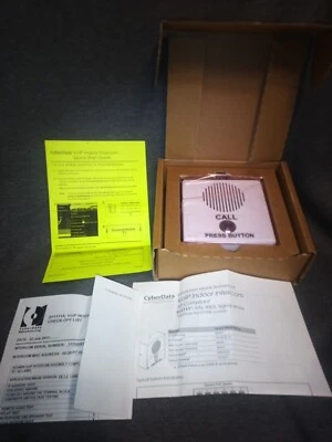 New In Box VoIP Indoor Intercom Cyber Data