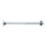Zenith 1/2 x 7" Zinc Plated Cup Head Bolt And Nut