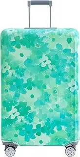 [TRAVELKIN more than travel] Travelkin Luggage Covers For Suitcase Tsa Approved,Suitcase Cover Protector Fit 18-32 Inch Luggage, Blue Floral, XL(29-32inch suitcase)