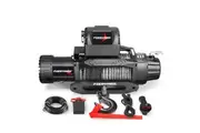 FIERYRED Electric Winch 13000LBS Wireless Synthetic Rope 12V