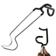Stainless Steel Light Stand Holder Hooks Portable Tent Pole Lamp Hanger Hunting