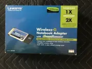 Linksys WPC54GS PCMCIA Wireless-G SpeedBooster Laptop Notebook Computer Adapter