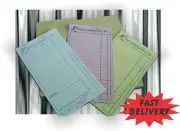 Top Quality 10 Large Restaurant Docket Books TRIPLICATE Carbonless Special