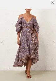 Zimmerman Wylie Wrap Dress. Latest Collection. Brand New With Tags RRP $995 S14