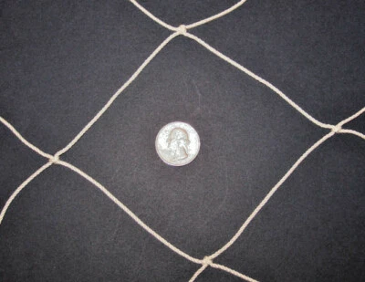 40' x 12' Football Soccer Top Rope Border Backstop Barrier Nylon Net 4" Mesh #21