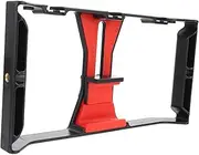 HOOTNEE Phone Video Rig Stabilizer Grip for Smartphone Holder Stand Includes Screw Holes for Accessories Comfortable Design for Videos and Live Streams