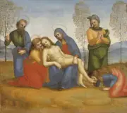 Raphael Pietà Giclee Fine Art Print Reproduction on Canvas Wall Art 36"