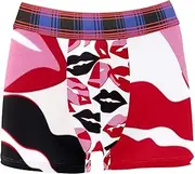 [KQNZT] Men's Boxer Briefs, Mens Boxers Briefs, Lips Print Pink