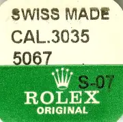 ROLEX FACTORY NEW SEALED REVERSING WHEEL 3035 5067