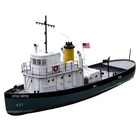 308x90mm Model Tug 1:96 Scale RC Model Kit Tug Working Boat Toys