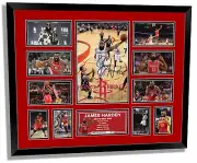 JAMES HARDEN HOUSTON ROCKETS NBA MVP SIGNED LIMITED EDITION FRAMED MEMORABILIA