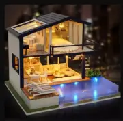 Time Apartment Diy Dollhouse Miniature Kit With Furniture Mini Doll House