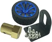12V 20RPM Encoder Gear, BE-TOOL DC Wheel Motor Gear for Smart Car Robot with Mounting Bracket (Pack of 1)
