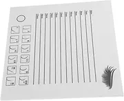 Acrylic Lash Tray for Eyelash Extensions Display Board with Integrated Scale for Accurate Measurement for Professional and Personal Use