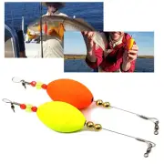 Fishing Float Boppers Cork Floats For Redfish Bobbers Orange/Yellow 1pcs