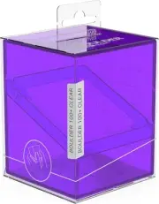 Ultimate Guard Deck Case - Boulder 100+ Clear - Amethyst