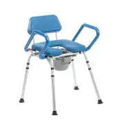 Journey Health Softsecure Uplift Toilet Assist Commode Chair With Arms