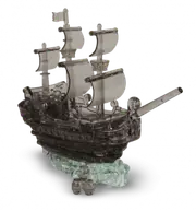 Crystal Puzzle Clear Pirate Ship
