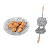Form Aluminum for baking hazelnuts for 10 nuts