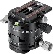 LEOFOTO G2 60mm Panorama Geared Head - Camera Support - Black - 1/4"-20 Connector