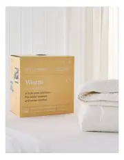 [MiniJumbuk] Warm Australian Wool Quilt in White