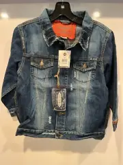 Youth Denim Jacket - Vintage Style - Hard Rock Brand - Size XL