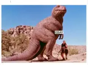 CAVEMAN 1981 MOVIE PHOTO #7 SPFX DINOSAUR