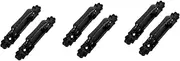 Sets Rustic Barn Door Handles Metal Furniture Handles Black for Gate Garage Shed Pcs
