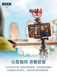 在飛比找蝦皮購物優惠-RODE羅德VideoMicro麥克風單反相機話筒無線收音麥