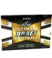 2021 LEAF ULTIMATE DRAFT FOOTBALL HOBBY BOX