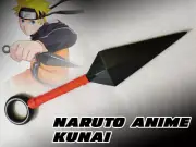 Naruto Ninja Kunai Throwing Knife Black Solid steel One Set