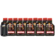 10L Motul 8100 X-CLEAN 5W40 Wix Filter Motor Oil Change Kit API SN