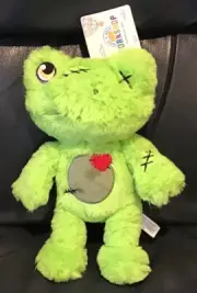 Build A Bear Buddies 10" Plush Halloween Zombie Green Frog NWT