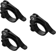 ibasenice Aluminium Alloy Quick Release Bike Seatpost Clamp Lightweight Folding Bike Seatpost Fixator for Secure Mounting and Easy Cycling Accessory
