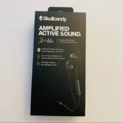 Skullcandy amplifies sound wireless black sport earbuds new electronic
