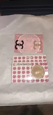 Silicone nipple covers and bra straps clips Bundle