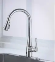 Glacier Bay 1009029257 Marcie Pull Down Touchless Kitchen Faucet Brushed Nickel