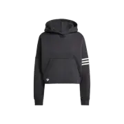 (W) Adidas Originals Neuclassics Hoodie Black Cloud White - KR Sizing