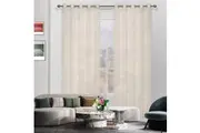 Milky Sheer Eyelet Curtain 165x220cm